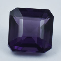 7.30 Carat Certified Natural Tanzanite Loose Gemstone Square Cut Beautiful Purple Tanzanite Gemstone