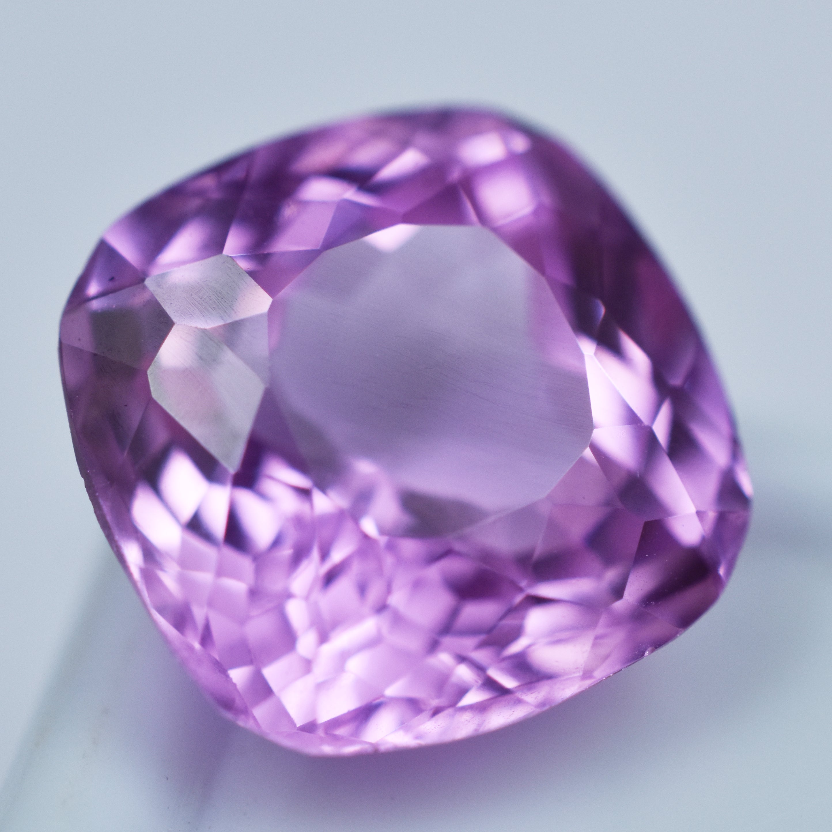 Beautiful Sapphire Gem 9.85 Carat Pink Sapphire Square Cushion Certified Natural Loose Gemstone