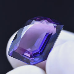 Purple Tanzanite 7.70 Carat Fancy Cut Certified Natural Loose Gemstone Best For Stress Reduction Tanzanite Gemstone