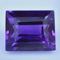 Tanzanite 6.60 Carat Emerald Shape Natural Certified Loose Gemstone Purple Tanzanite Best For Manage Intuition