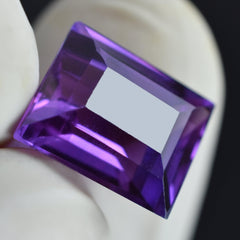 Tanzanite 6.60 Carat Emerald Shape Natural Certified Loose Gemstone Purple Tanzanite Best For Manage Intuition