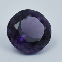 Tanzania's Best Tanzanite Gemstone 7.65 Carat Round Cut Natural Purple Tanzanite Certified Loose Gemstone