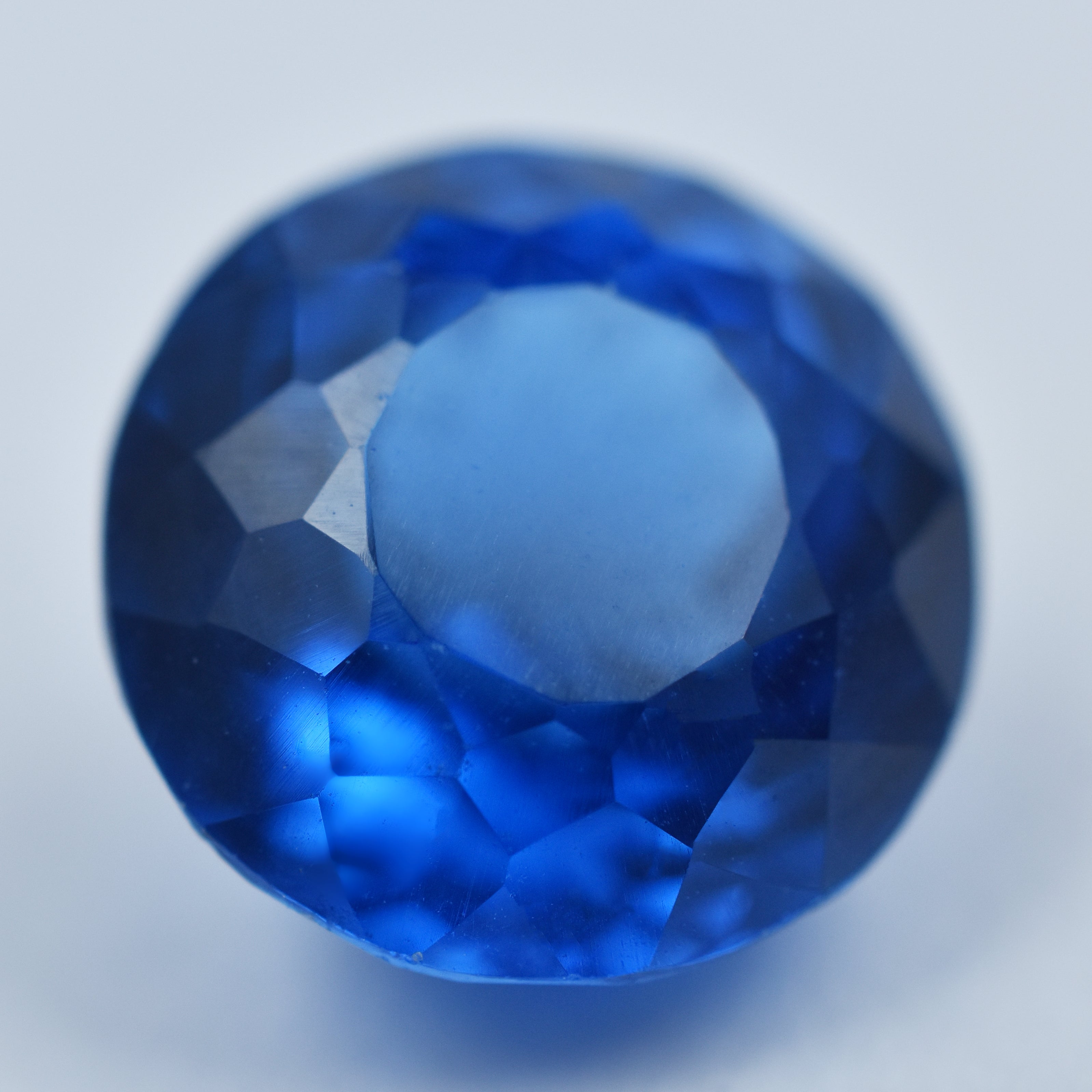 Jewelry Making Sapphire Blue 7.85 Carat Certified Blue Color Teal Sapphire Round Shape Natural Loose Gemstone