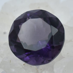 Tanzania's Best Tanzanite Gemstone 7.65 Carat Round Cut Natural Purple Tanzanite Certified Loose Gemstone