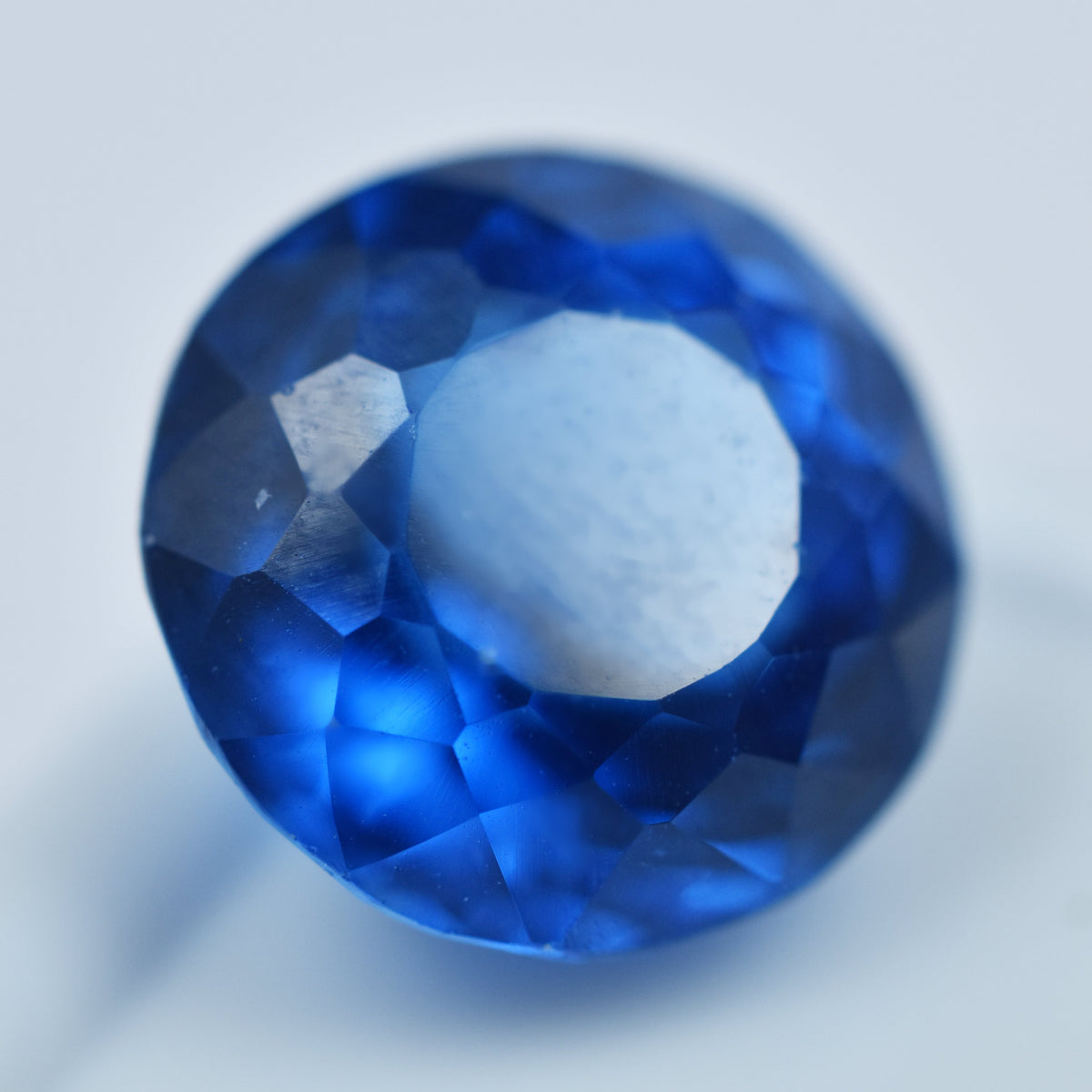 Jewelry Making Sapphire Blue 7.85 Carat Certified Blue Color Teal Sapphire Round Shape Natural Loose Gemstone