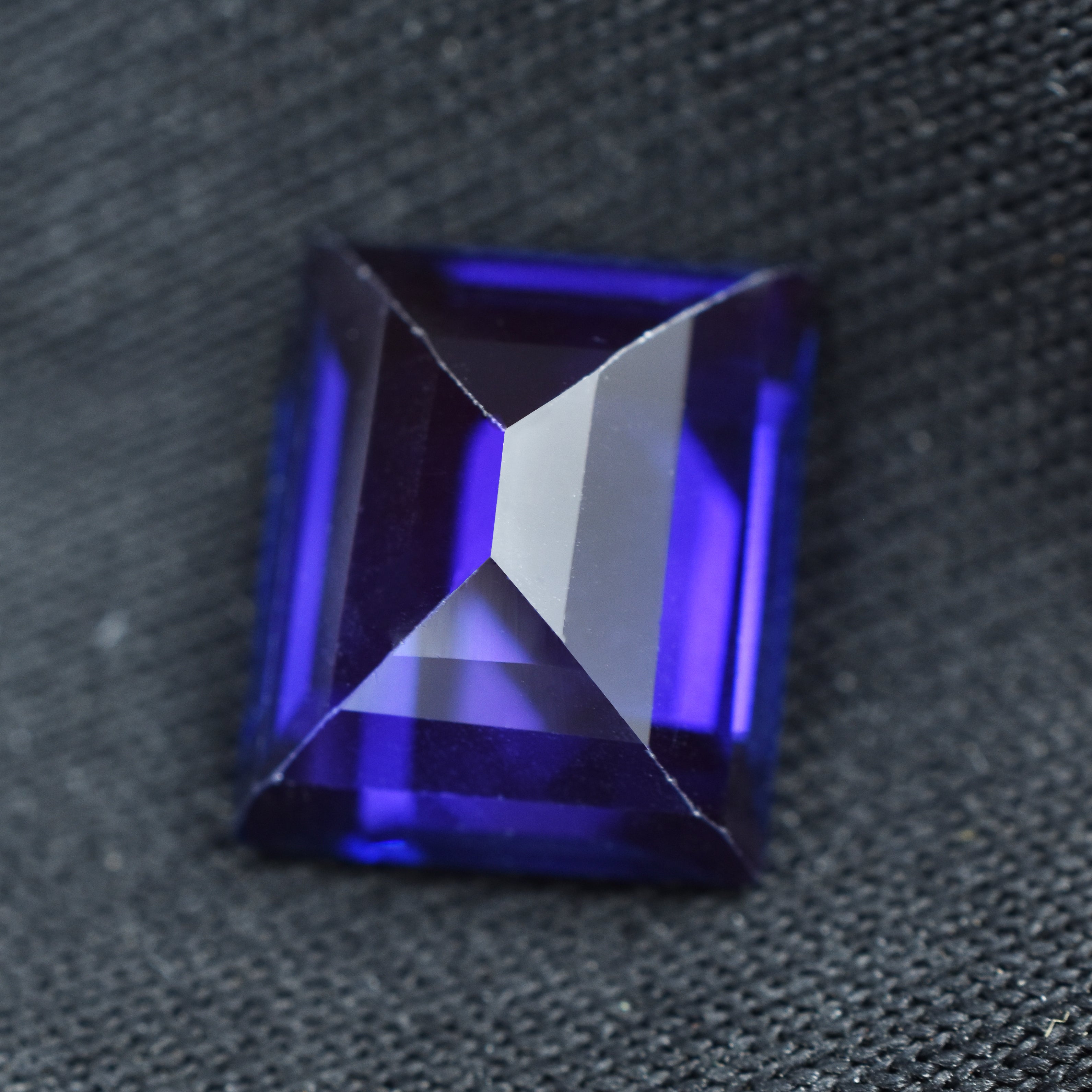 Natural 5.00 Carat Purple Tanzanite Emerald Cut Certified Loose Gemstone Tanzanite Gem From Tanzania Eye Clean Tanzanite Gem