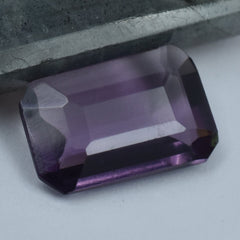 Amazing Natural Tanzanite Gemstone Emerald Cut 4.90 Carat Natural Certified Purple Tanzanite Loose Gemstone