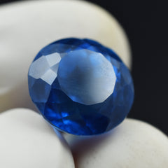 Best Certified Sapphire 7.80 Carat Round Cut Blue Teal Sapphire Certified Natural Loose Gemstone Beautiful Teal Sapphire Specially For Jewelry Making