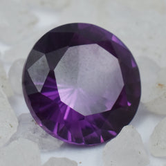 Beautiful Round Cut Purple Tanzanite 9.10 Carat Certified Natural Loose Gemstone Amazing Offer On Tanzanite Gem With Gift