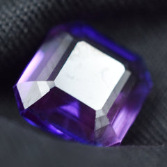 Beautiful Purple Tanzanite Square Cut 6.25 Carat Certified Natural Tanzanite Loose Gemstone