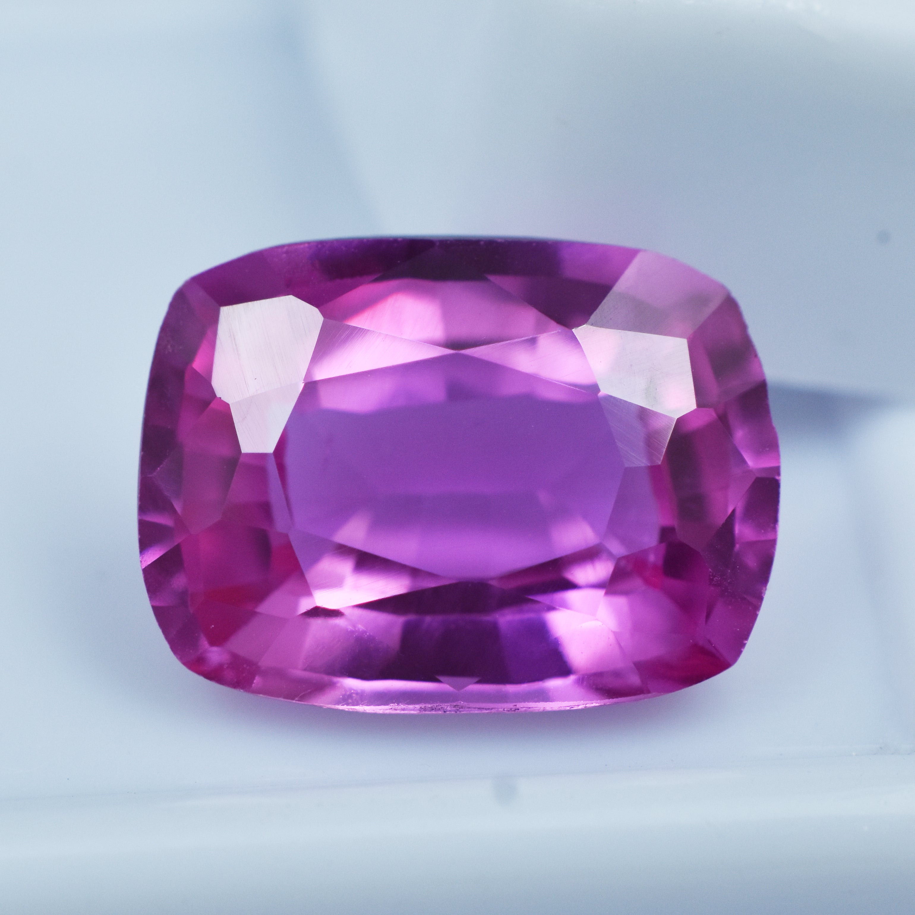 Beautiful Ceylon Pink Sapphire Gem 6.85 Carat Cushion Cut Sapphire Pink Certified Natural Loose Gemstone Most Demandable Gem For Engagement Rings