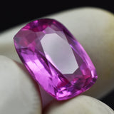 Beautiful Ceylon Pink Sapphire Gem 6.85 Carat Cushion Cut Sapphire Pink Certified Natural Loose Gemstone Most Demandable Gem For Engagement Rings