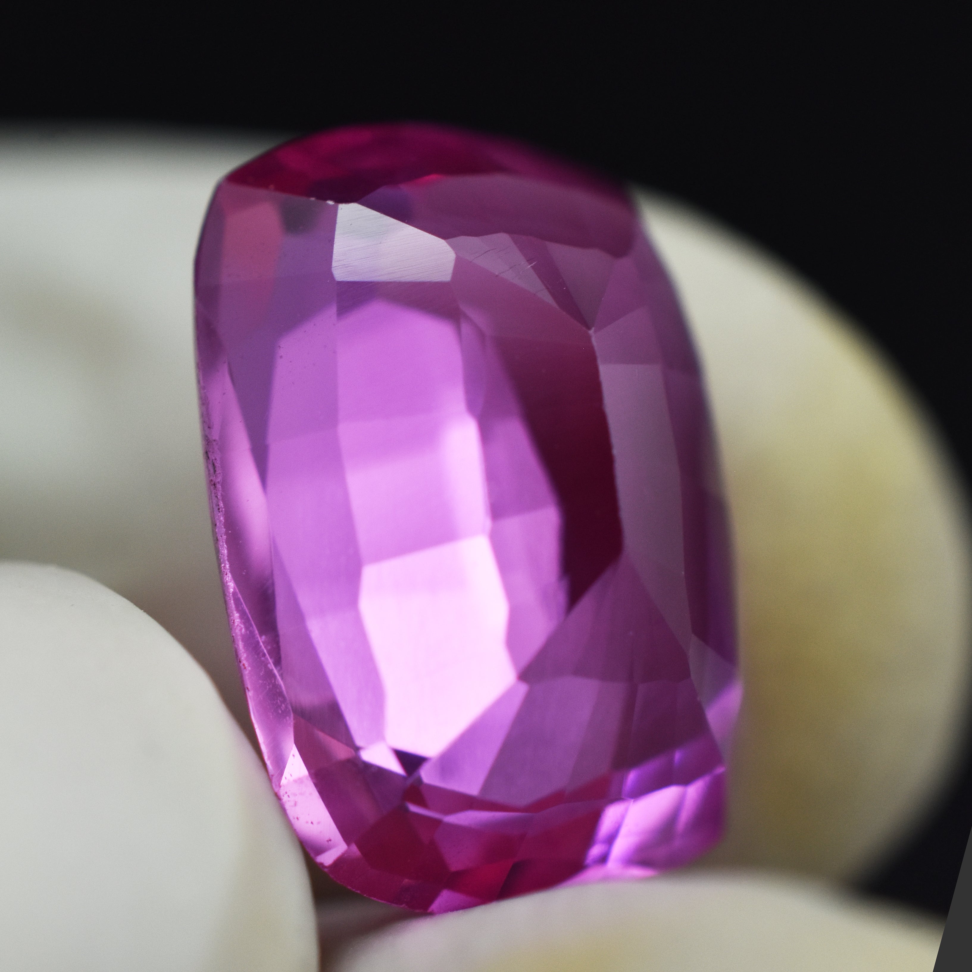 Beautiful Ceylon Pink Sapphire Gem 6.85 Carat Cushion Cut Sapphire Pink Certified Natural Loose Gemstone Most Demandable Gem For Engagement Rings