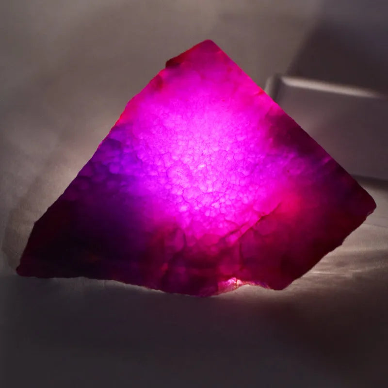 raw purple sapphire