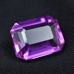 Most Impressive Sapphire Gem 10.15 Carat Pink Sapphire Certified Natural Emerald Cut Loose Gemstone Sapphire Necklace