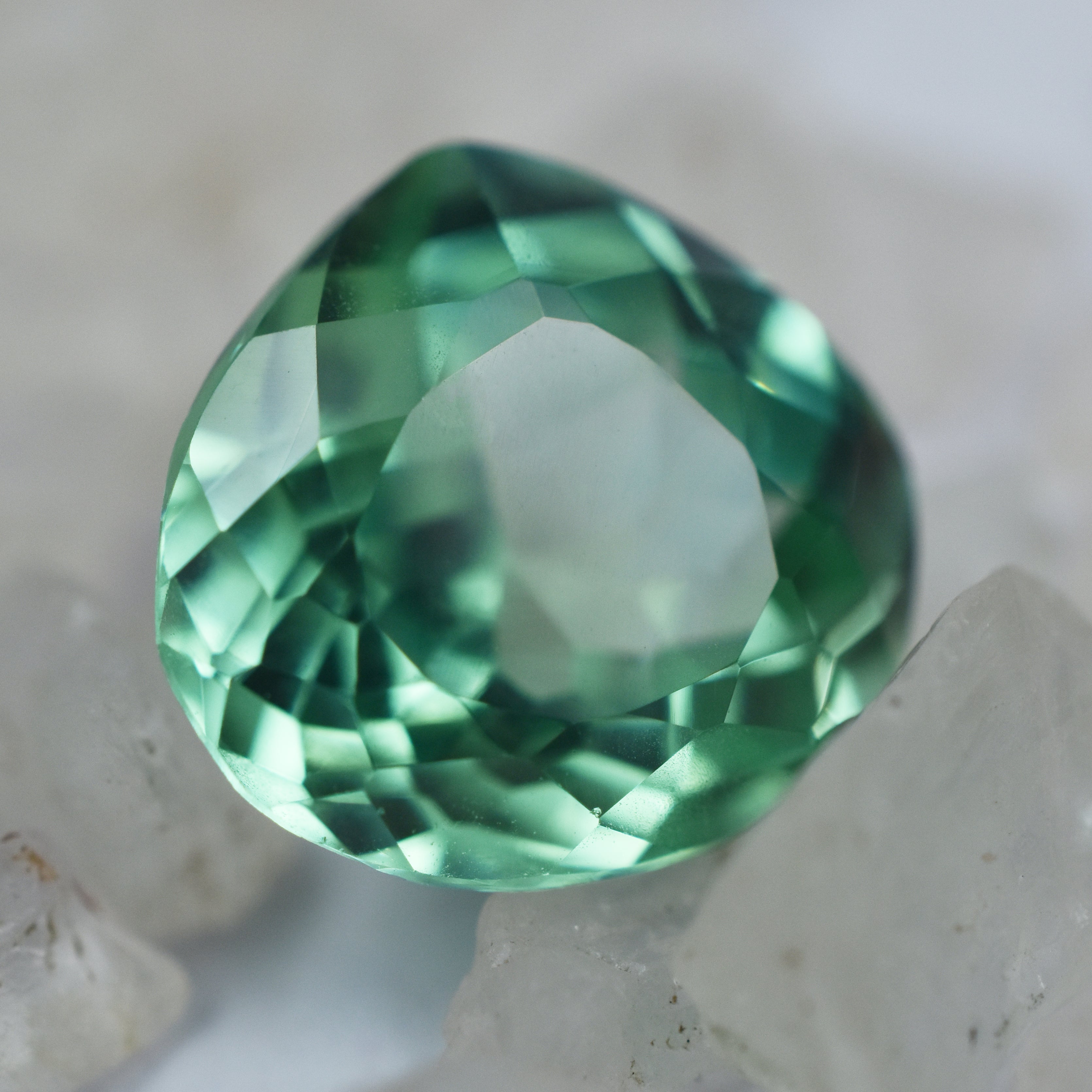 Bluish Green Color 6.50 Carat Certified Natural Pear Shape Montana Sapphire Loose Gemstone Best For Environmental Friendliness