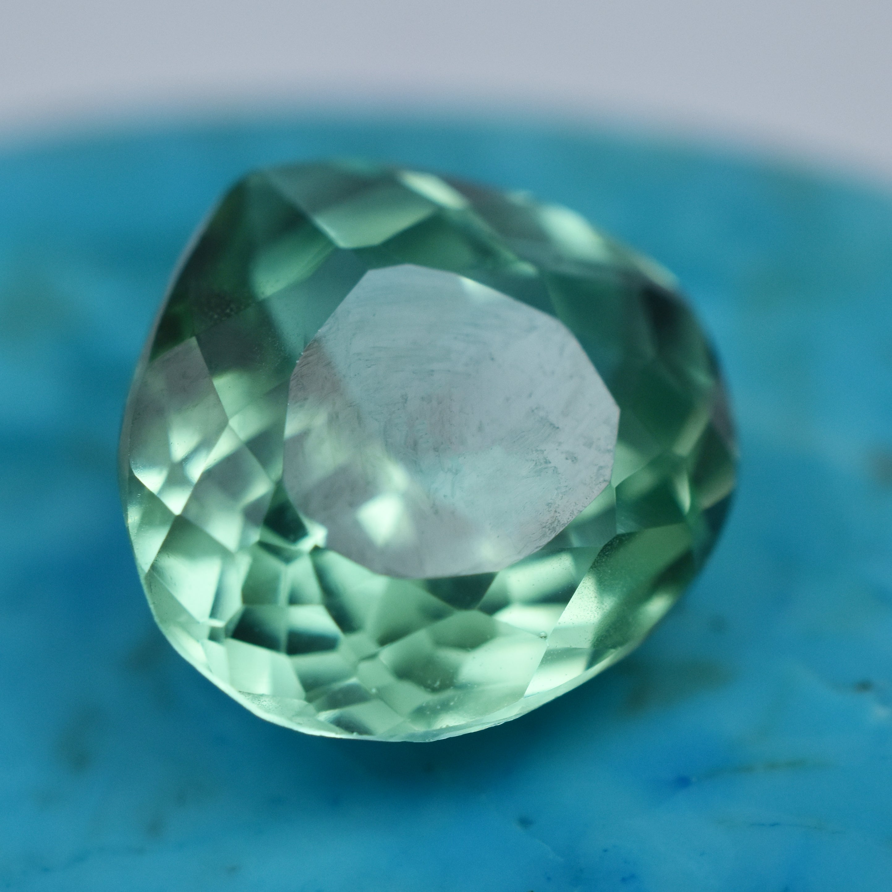 Bluish Green Color 6.50 Carat Certified Natural Pear Shape Montana Sapphire Loose Gemstone Best For Environmental Friendliness