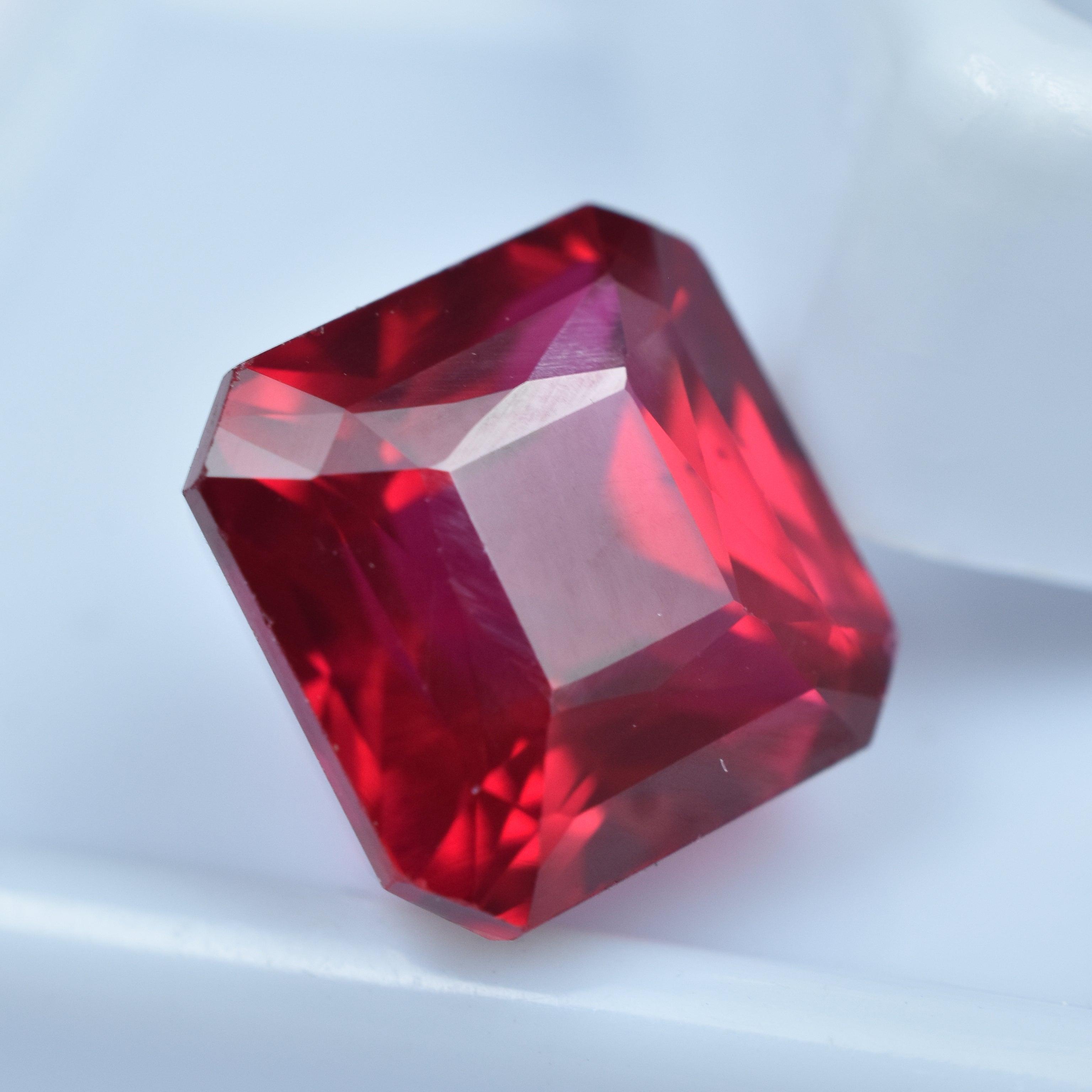 Red Ruby Known For Rareness and Exclusivity 8.75 Carat Square Cut Beautiful Pigeon Rubies Red AAA+ Quality Red Ruby Certified Natural Loose Gemstone