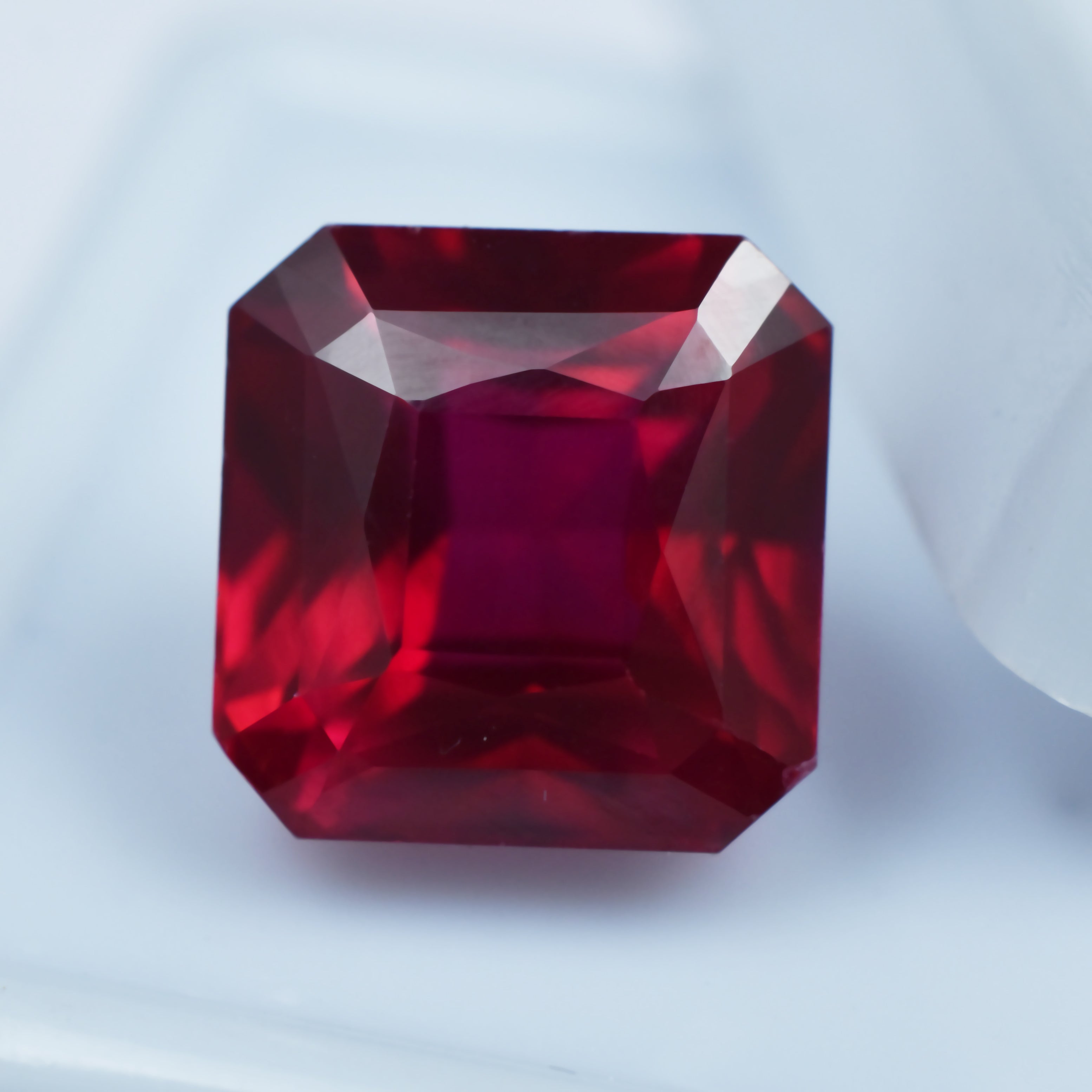 Red Ruby Known For Rareness and Exclusivity 8.75 Carat Square Cut Beautiful Pigeon Rubies Red AAA+ Quality Red Ruby Certified Natural Loose Gemstone