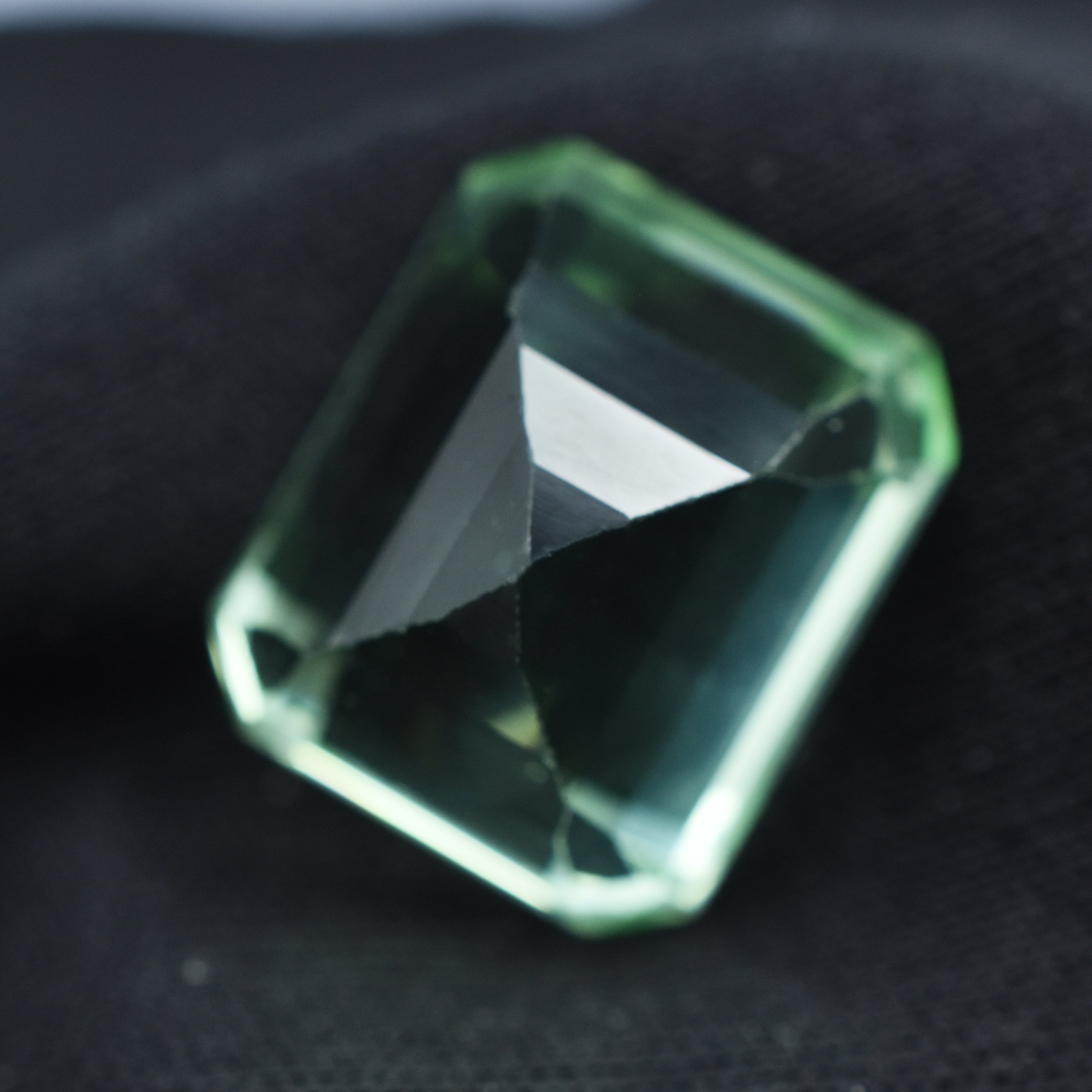 Emerald Cut Bluish Green Sapphire 9.35 Carat Certified Loose Natural Gemstone Excellent Cut Sapphire Gem From Sri-Lanka