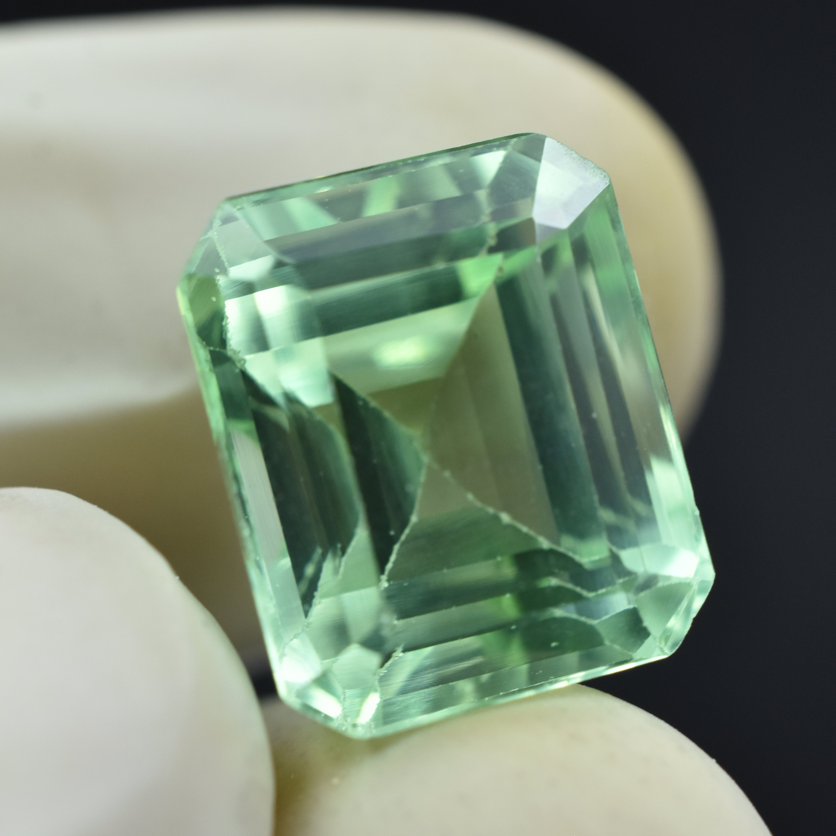 Emerald Cut Bluish Green Sapphire 9.35 Carat Certified Loose Natural Gemstone Excellent Cut Sapphire Gem From Sri-Lanka