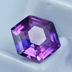 Purple Tanzanite From Tanzania 6.45 Carat Purple Tanzanite Fancy Shape Beautiful Tanzanite Certified Natural Loose Gemstone