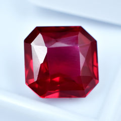 Burmese Rubies Red 8.85 Carat Square Cut Red Ruby Certified Natural Loose Gemstone Gorgeous Ruby Gem For Jewelry Making