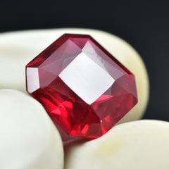 Burmese Rubies Red 8.85 Carat Square Cut Red Ruby Certified Natural Loose Gemstone Gorgeous Ruby Gem For Jewelry Making