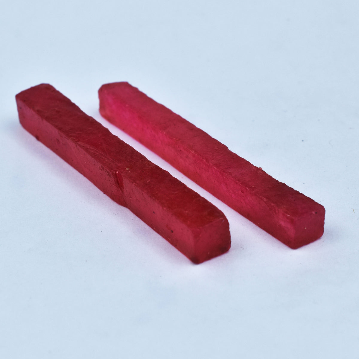 Pair Of Natural Ruby Red 131.65 Ct CERTIFIED Uncut Rough Loose Earth Mined Gemstone Amazing Piece Red Ruby Natural Rough Uncut Rough Shape Chakri Shape From Africa Loose Gemstone Rough