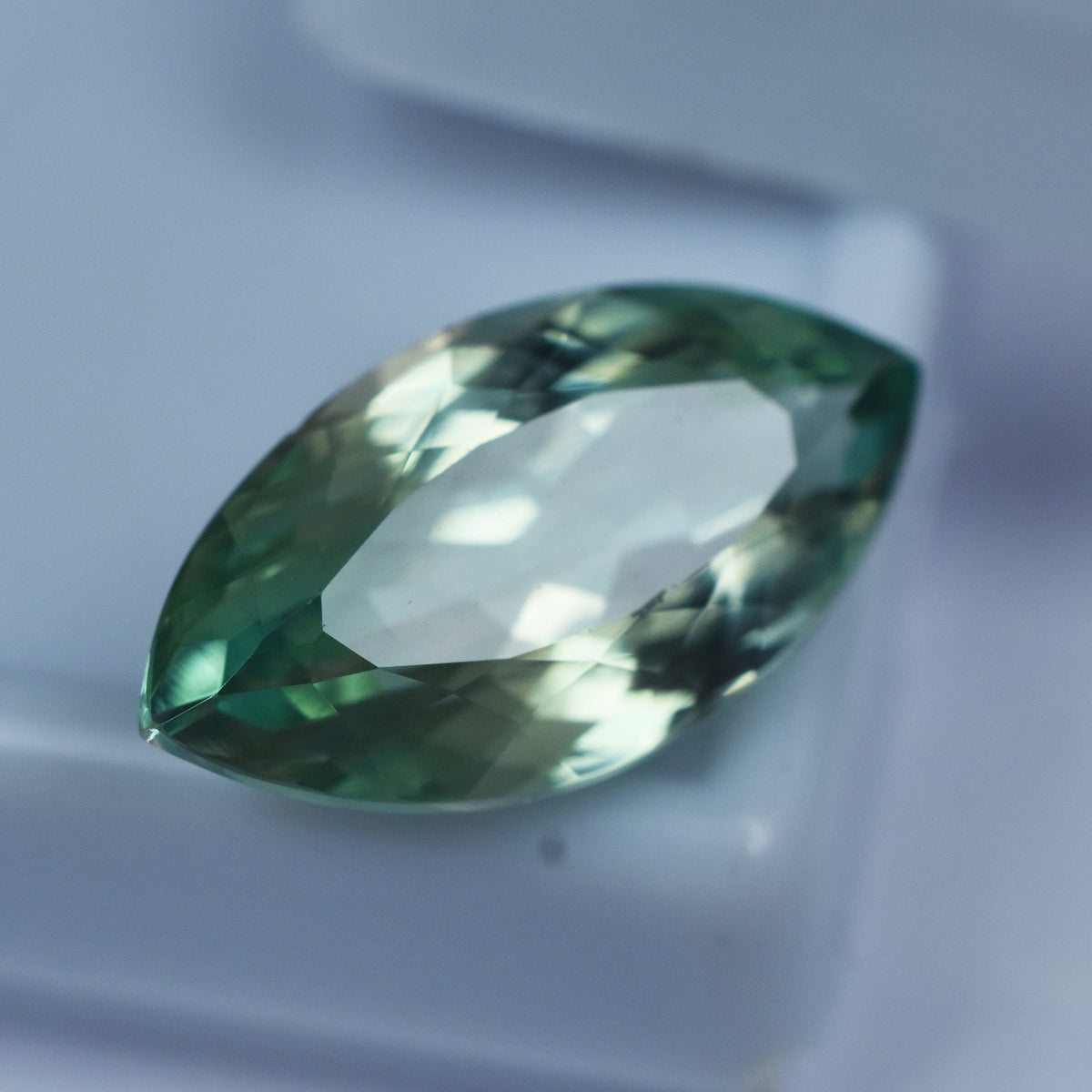 Best Certified 9.45 Carat Bluish Green Sapphire Marquise Shape Natural Ring Making Loose Gemstone Free Shipping