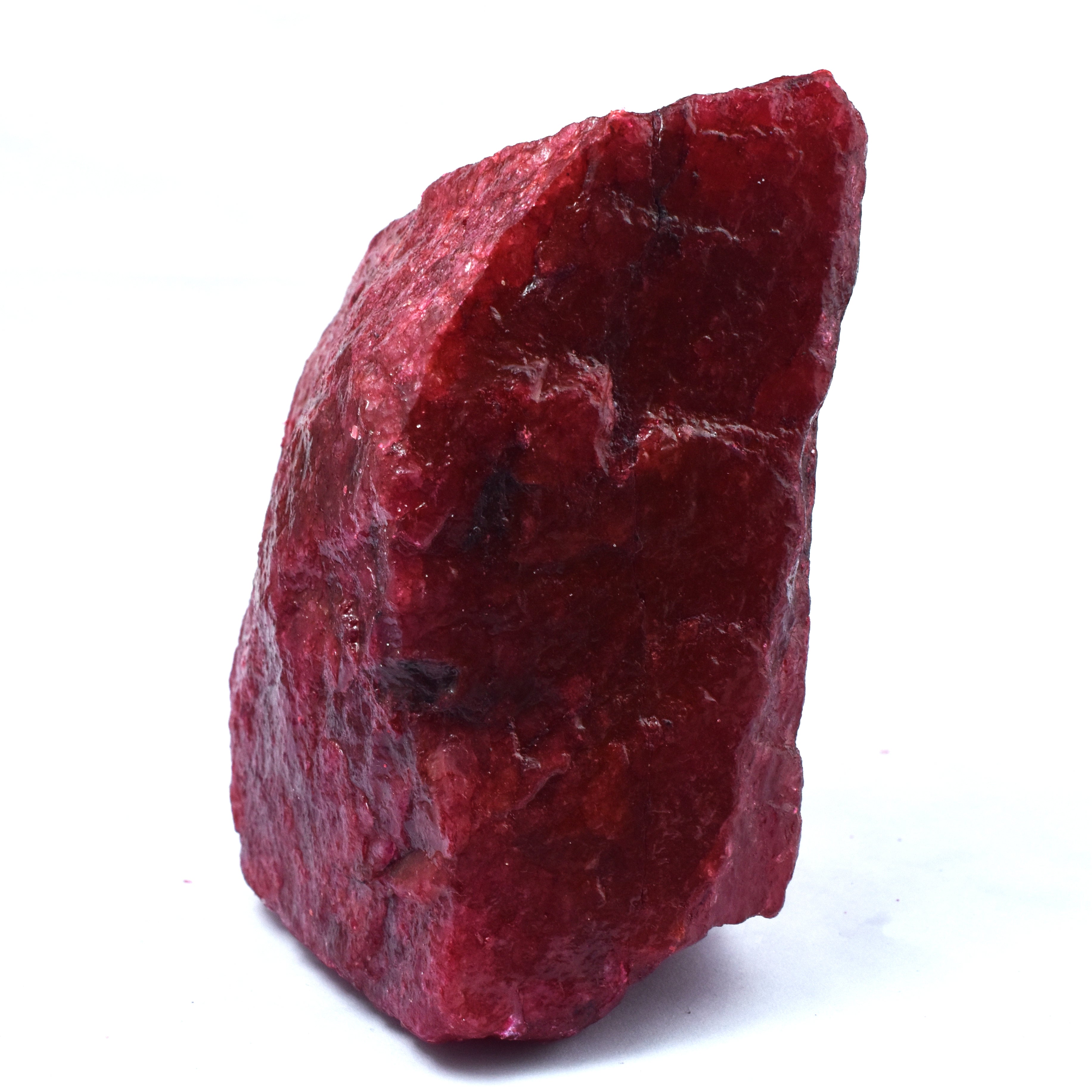 Amazing Quality Healing Earth Mined 1500 Ct + Certified Natural Red Ruby Rough Uncut Shape Big Stone Chunk Gemstone From Africa