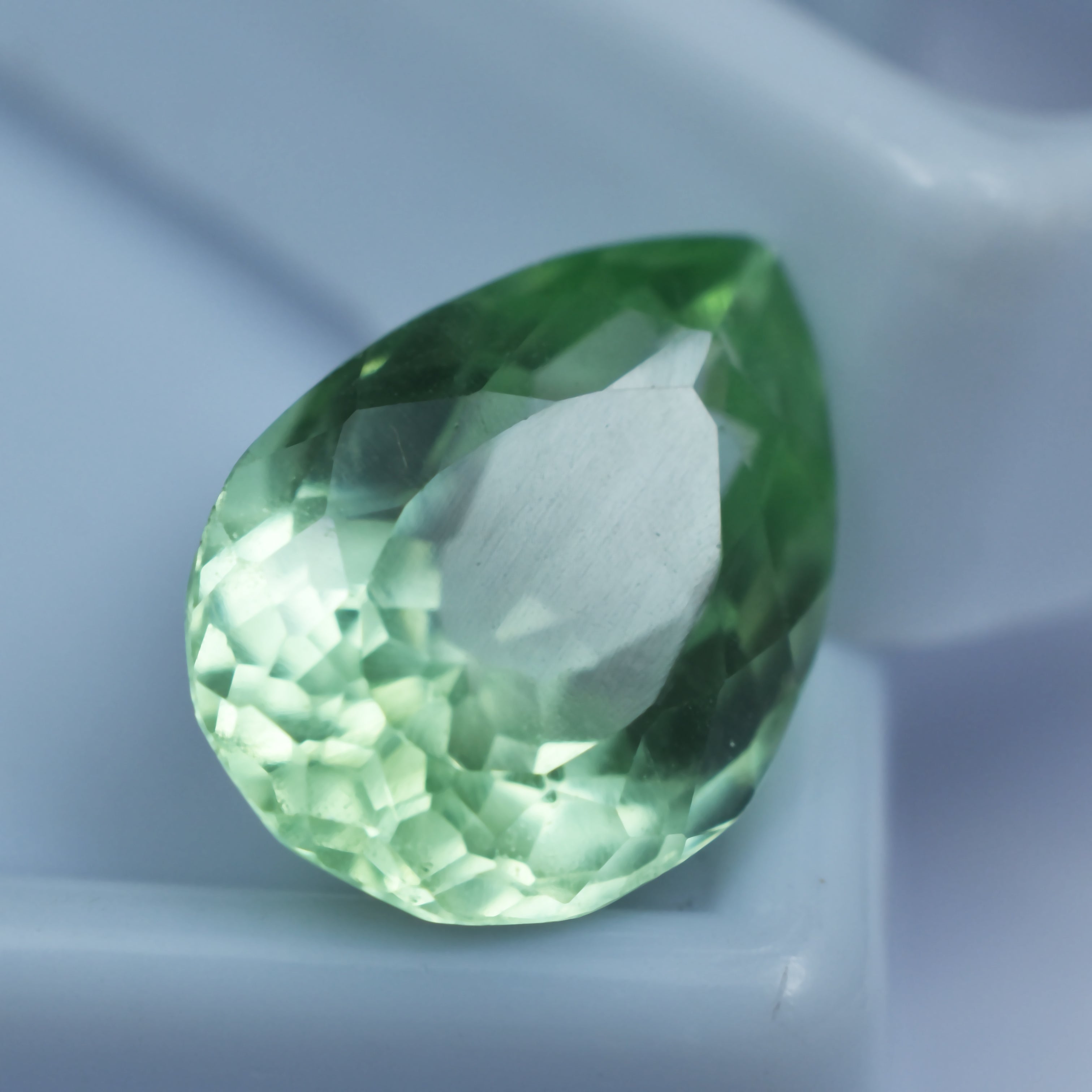 Flawless Green Sapphire 5.90 Carat Perfect Bluish Green Sapphire Loose Certified Natural Gemstone Ring Size Gemstone