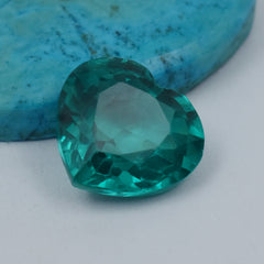 Certified 9.70 Carat Heart Cut Green Garnet Natural Loose Gemstone Best For Protection &Enhanced Creativity