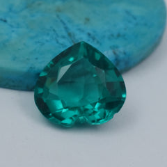 Certified 9.70 Carat Heart Cut Green Garnet Natural Loose Gemstone Best For Protection &Enhanced Creativity