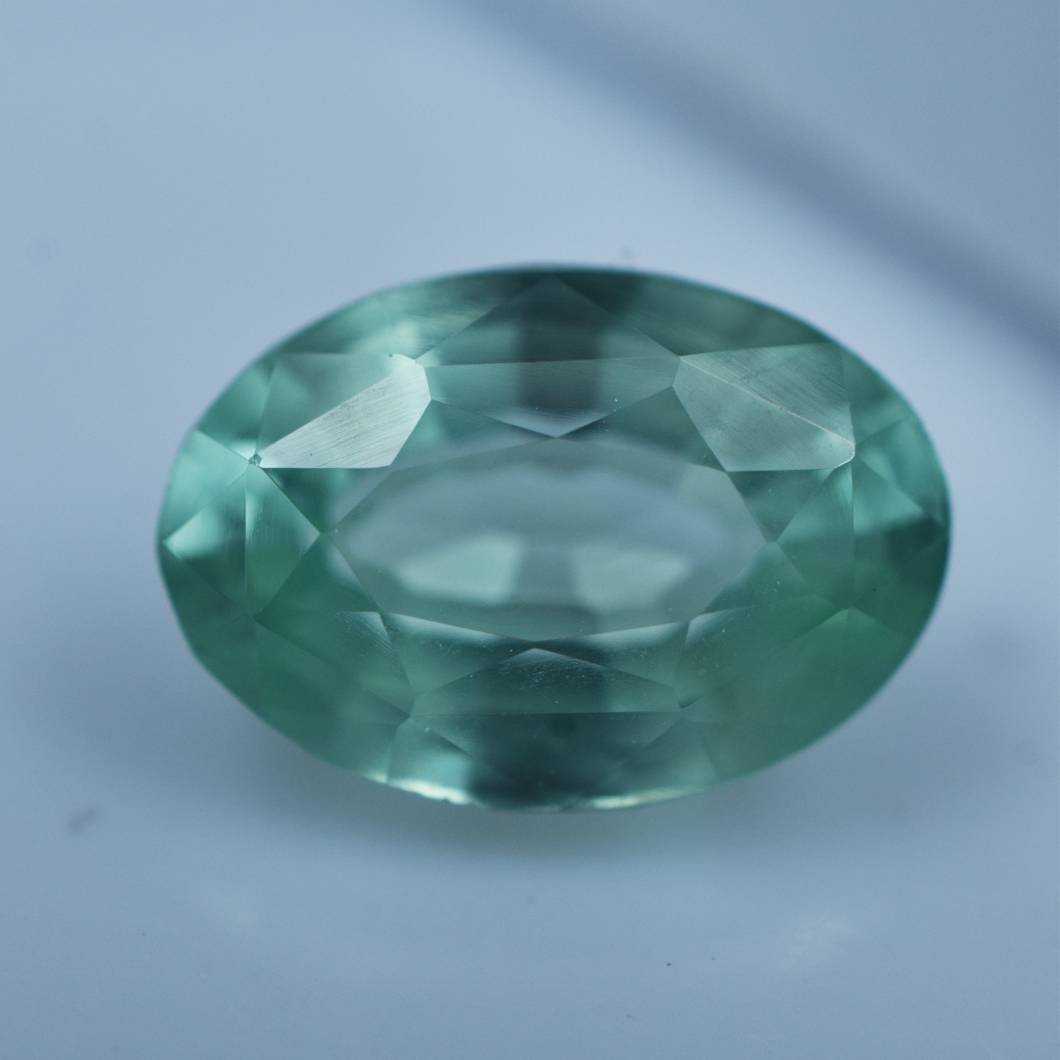 Perfect Bluish Green Sapphire 4.10 Carat Oval Shape Certified Natural Loose Gemstone Manage Biocompatibility Sapphire Gem