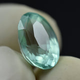 Perfect Bluish Green Sapphire 4.10 Carat Oval Shape Certified Natural Loose Gemstone Manage Biocompatibility Sapphire Gem