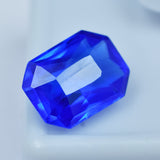 World's Best Blue Tanzanite Gem Only For You 5.30 Carat Blue Tanzanite Emerald Cut Certified Natural Loose Gemstone Jewelry Making Tanzania Gemstone