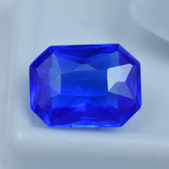 World's Best Blue Tanzanite Gem Only For You 5.30 Carat Blue Tanzanite Emerald Cut Certified Natural Loose Gemstone Jewelry Making Tanzania Gemstone