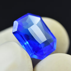 World's Best Blue Tanzanite Gem Only For You 5.30 Carat Blue Tanzanite Emerald Cut Certified Natural Loose Gemstone Jewelry Making Tanzania Gemstone