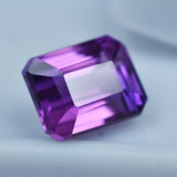 Beautiful Tanzanite Gem 4.90 Carat Emerald Cut Certified Purple Tanzanite Natural Loose Gemstone December Birthstone Gem Most Adorable Purple Gem