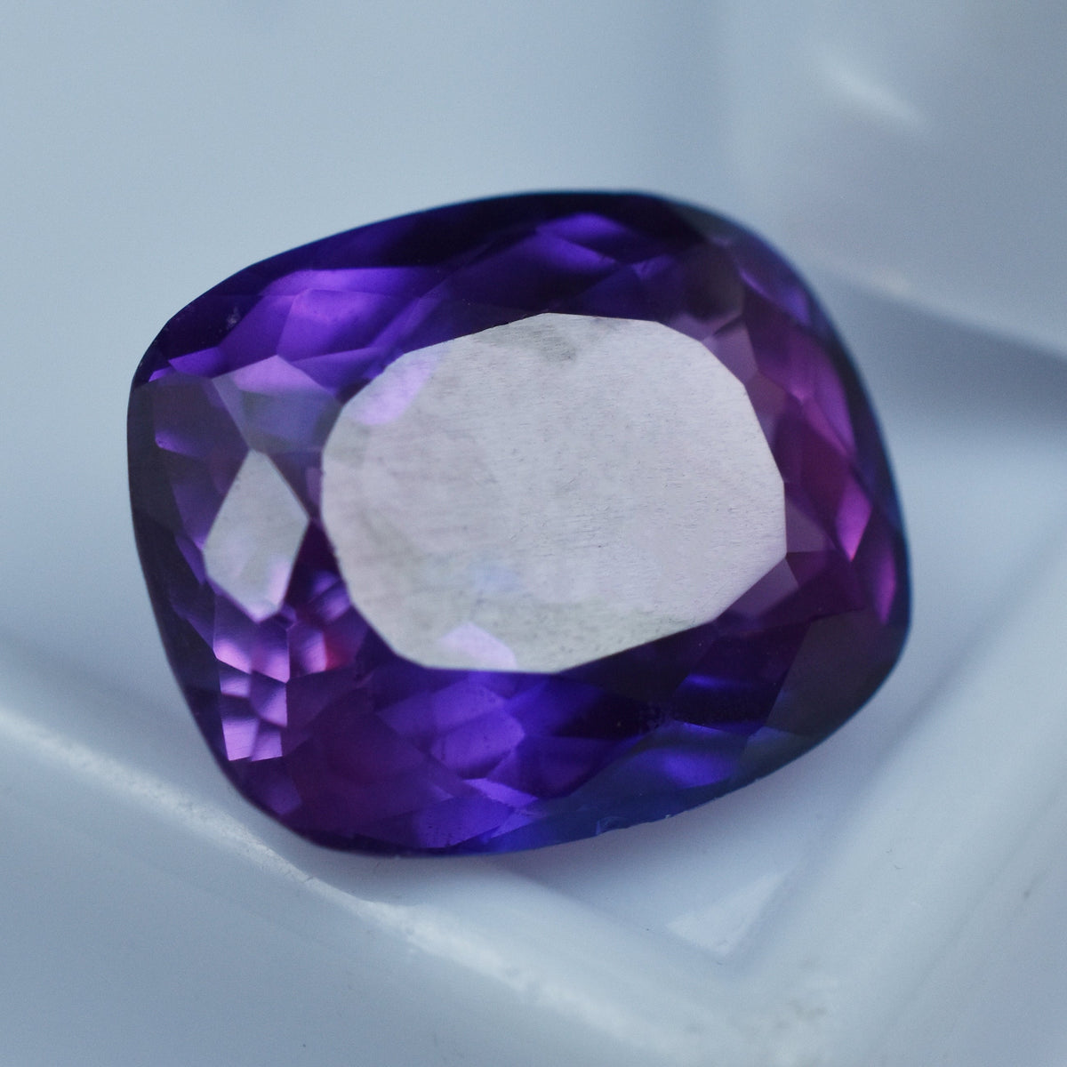 Most Prettiest Tanzanite Gemstone From Tanzania 6.45 Carat Cushion Cut Purple Tanzanite Certified Natural Loose Gemstone Best For Healing Properties