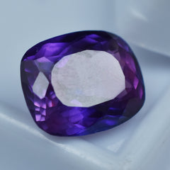 Most Prettiest Tanzanite Gemstone From Tanzania 6.45 Carat Cushion Cut Purple Tanzanite Certified Natural Loose Gemstone Best For Healing Properties