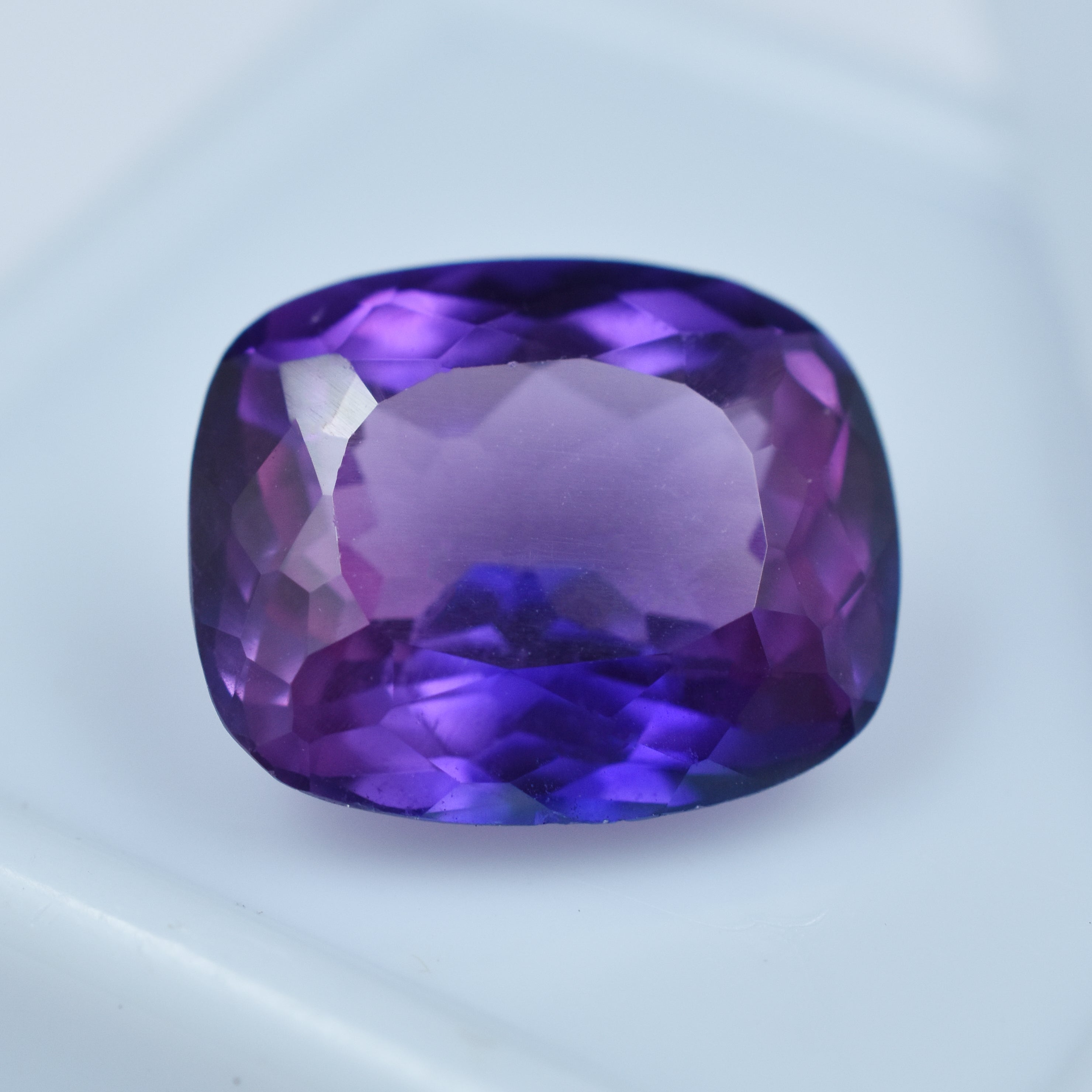 Most Prettiest Tanzanite Gemstone From Tanzania 6.45 Carat Cushion Cut Purple Tanzanite Certified Natural Loose Gemstone Best For Healing Properties