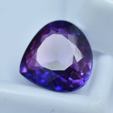 Brilliant Purple Tanzanite Gemstone For Ethical Sourcing 5.35 Carat Pear Cut Certified Purple Tanzanite Loose Natural Gemstone