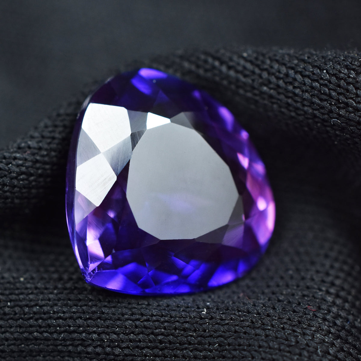 Brilliant Purple Tanzanite Gemstone For Ethical Sourcing 5.35 Carat Pear Cut Certified Purple Tanzanite Loose Natural Gemstone