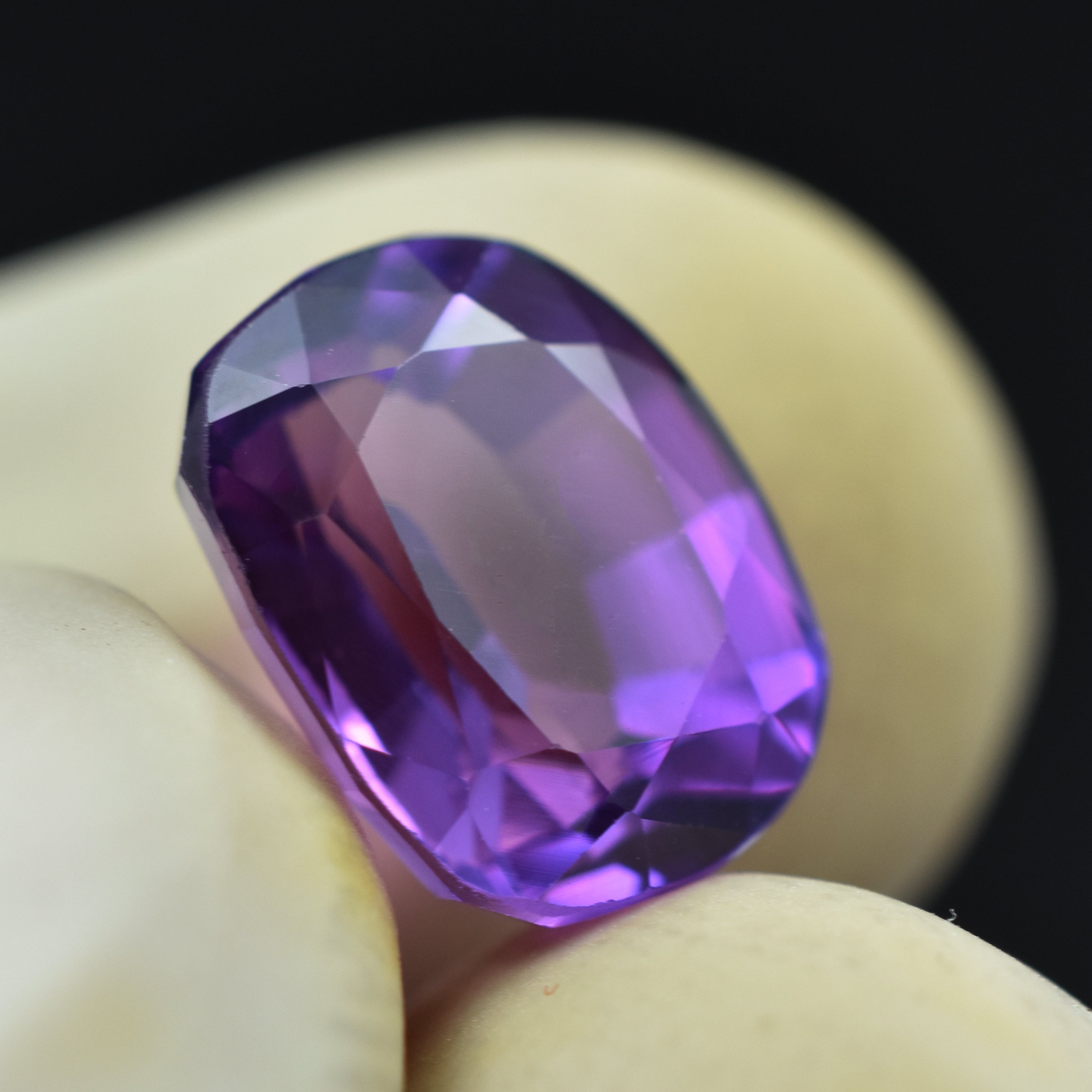 4.10 Carat Natural Purple Tanzanite Certified Cushion Shape Loose Gemstone Tanzania's Most Upcoming & Demandable Gemstone Free Shipping