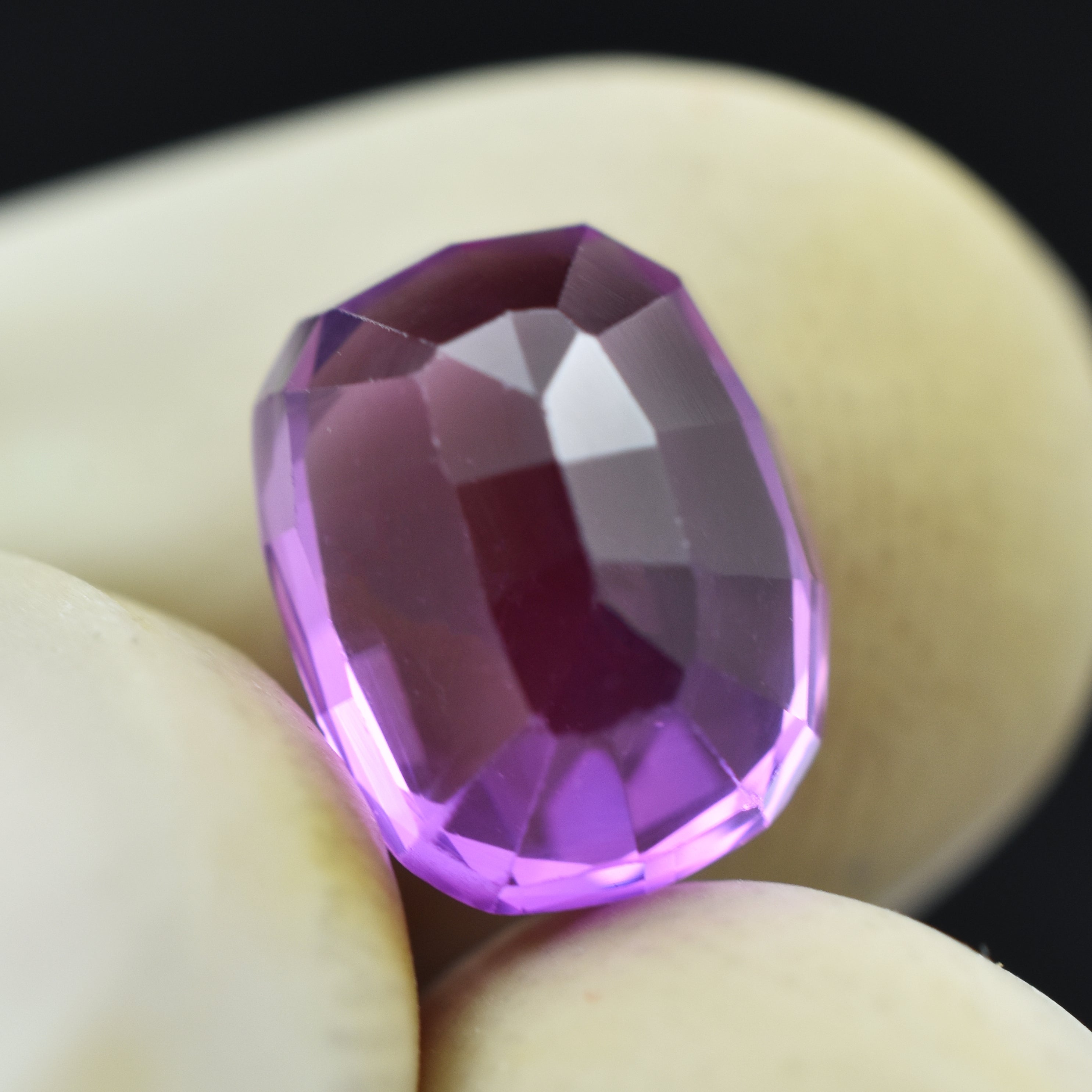 4.10 Carat Natural Purple Tanzanite Certified Cushion Shape Loose Gemstone Tanzania's Most Upcoming & Demandable Gemstone Free Shipping