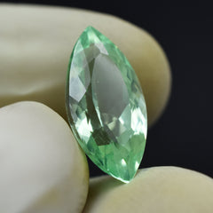 Montana Sapphire 5.85 Carat Marquise Shape Certified Natural Loose Gemstone Bluish Green Sapphire Gemstone