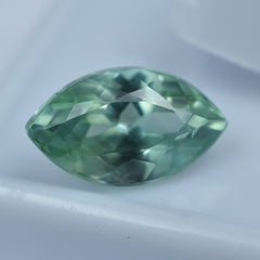 5.85 Carat Natural Bluish Green Montana Sapphire Certified Loose Gemstone For Your Engagement Rings