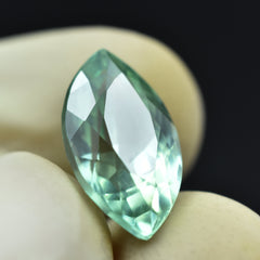 5.85 Carat Natural Bluish Green Montana Sapphire Certified Loose Gemstone For Your Engagement Rings